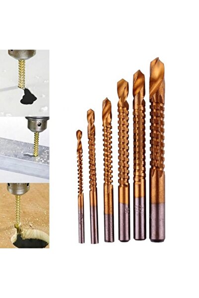 Profisher Titanyum Kaplı Hss Havşa Matkap Ucu 4/5/6/7/8mm 6 Lı Set