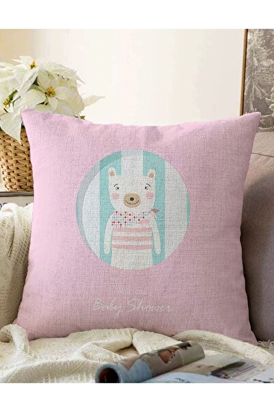 Realhomes Dvostrana navlaka za jastuk sa temom dobrodošlice na baby showeru, ...