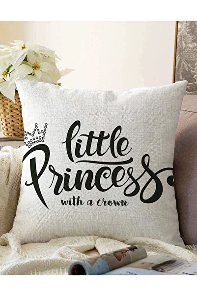 Realhomes Dvostrana navlaka za jastuk sa digitalnim štampom male princeze, de...