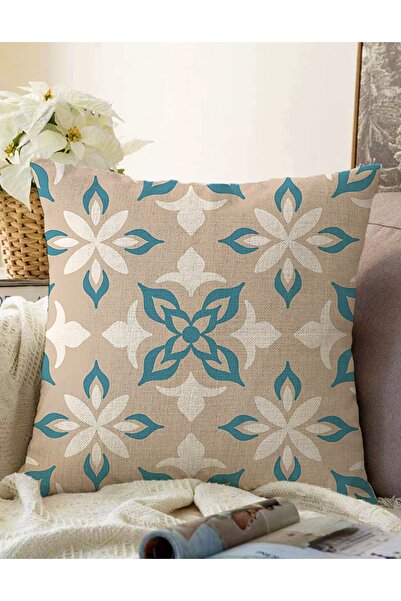 Realhomes Față de pernă decorativă tricotată Raschel, cu fundal de nurcă, cu ...