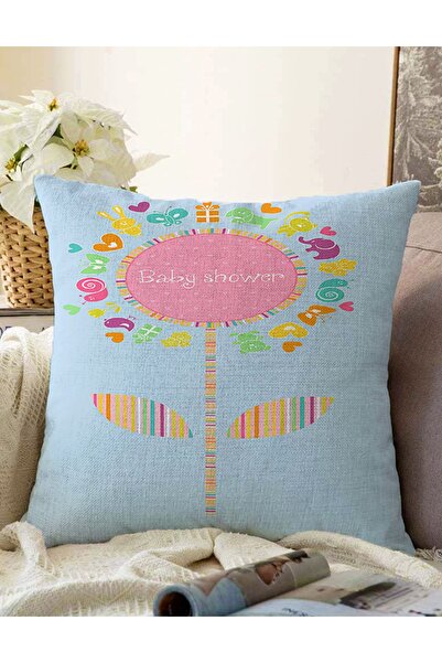 Realhomes Dvostrana plava pozadina za dečiju sobu dizajnirana za baby shower,...