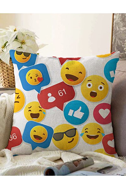 Realhomes Dvostrana emodži i lajke digitalno štampana moderna rašel pletena j...
