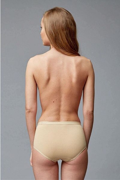 Blackspade Women's 95% Cotton High Waist Slip Panties