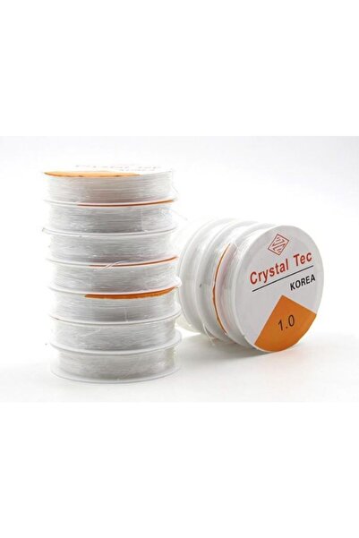 Hobialem Şeffaf Silikon Misina, 10 Adet, 1 Mm Kalınlığında, Esnek, El Işi, Ta...