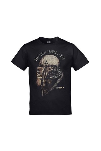 Orijin Tekstil Unisex Black Black Sabbath Η.Π.Α. Μπλουζάκι περιοδείας