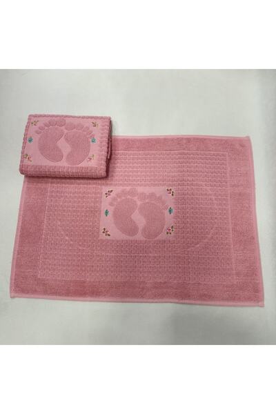 NYK HOME Embroidered Foot Towel 2 Pieces
