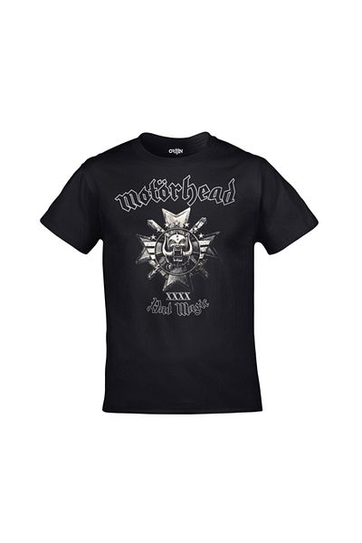 Orijin Tekstil Unisex Black Motörhead Bad Magic Printed Tshirt