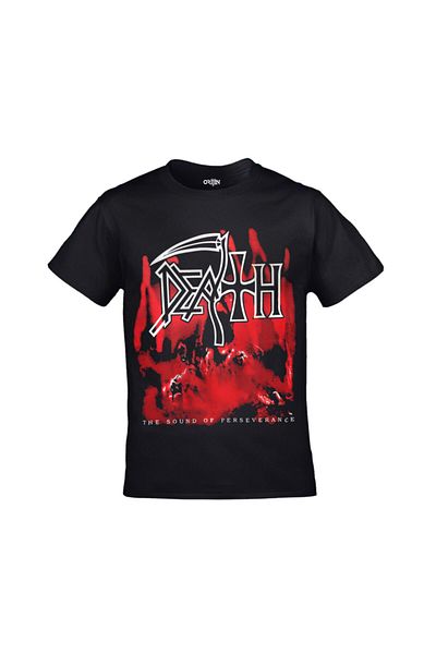 Orijin Tekstil Μπλουζάκι Unisex Black Death The Sound Of Perseverance εμπρός πίσω με στάμπα
