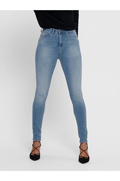 ONLY Kadın Onlpaola Lıfe Hw Sk Jns Bb Azg809 Noos Jeans Stretch Denim Pantolon 20y 15170857