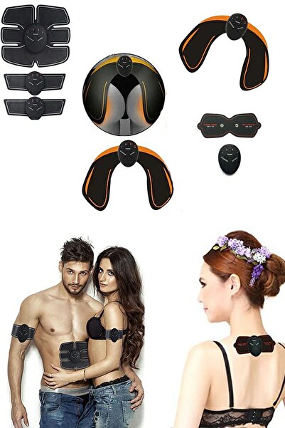 MOBEE 5 Parça Smart Fitness Sixpad Abs Kol Bacak Karın Kas Vücut Geliştirici