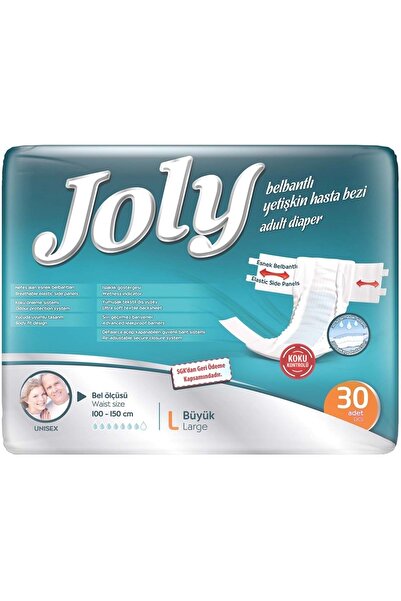 Joly Yetişkin Hasta Bezi Bel Bantlı Large Büyük 60 Adet (2pk*30)