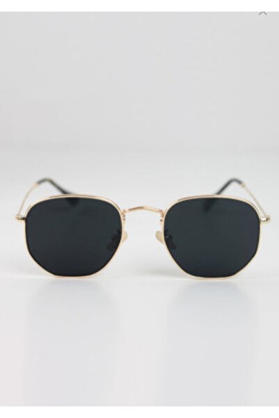 The Angel Altıgen Güneş Gözlüğü - Siyah Cam