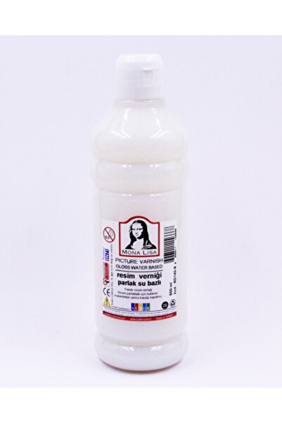Monalisa Parlak Resim Mobilya Cam Metal Vernik 500 ml Su Bazlı