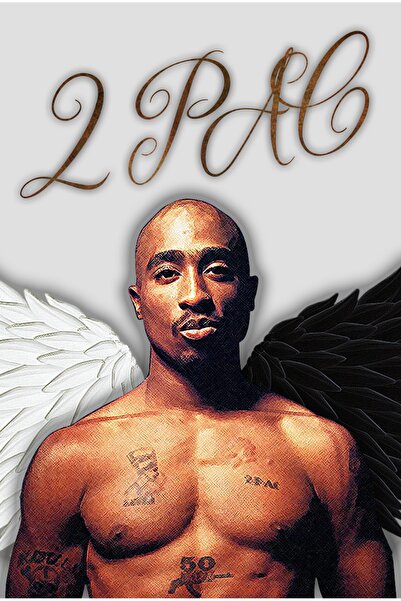 hediyeniburadabul Διακόσμηση Σπιτιού – Tupac Respect / Ξύλινος Πίνακας 20x30