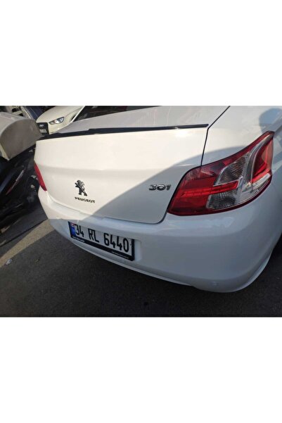SUNPLEX Peugeot 301 Spoiler Anatomik Parlak Siyah Pleksi