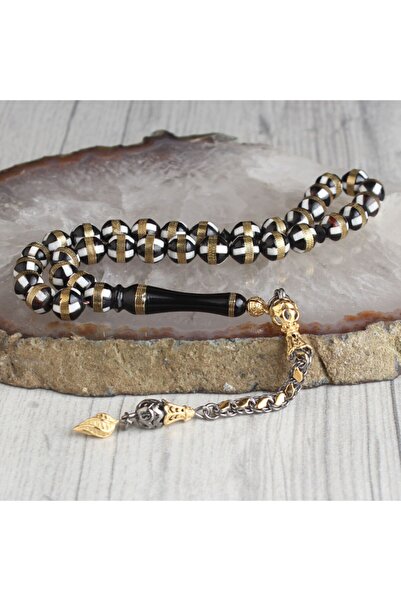 Tesbihsepetim 925 Ayar Gümüş Pullu Zincirli Sarmal Kuka Tesbih