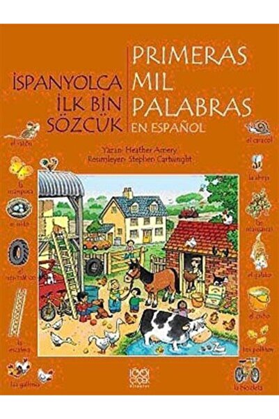 1001 Çiçek Kitaplar Ispanyolca Ilk 1000 Sözcük