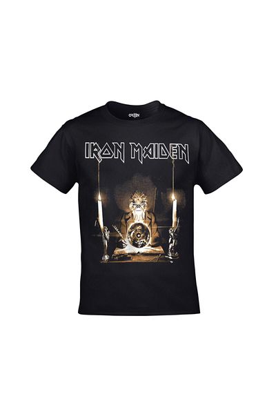 Orijin Tekstil Μπλουζάκι Unisex Μαύρο Iron Maiden Heavy Metal εμπρός πίσω με στάμπα