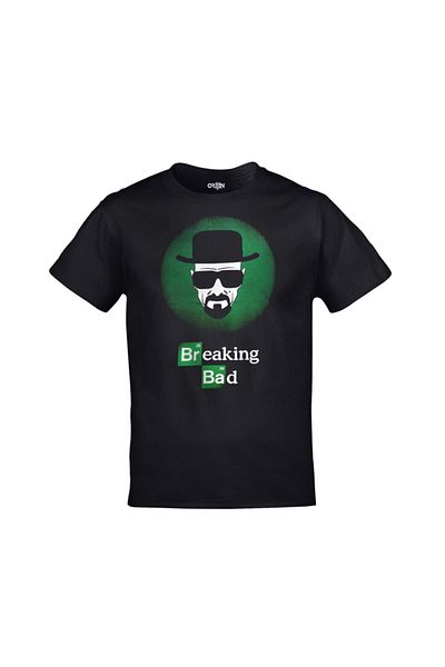 Orijin Tekstil Unisex Black Breaking Bad Printed T-shirt