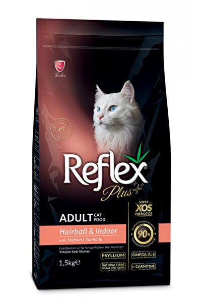 Reflex Uzun Tüylü Yetişkin Kediler Için Somonlu Kedi Maması 1.5 kg