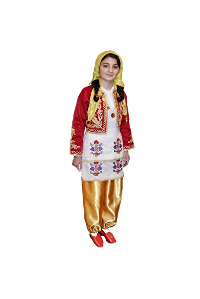 Genel Markalar Kız Çocuk Kırmızı Elazığ Yöresel Kostüm