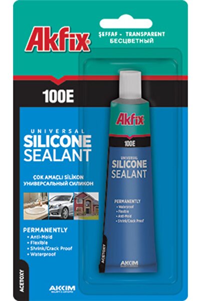 Genel Markalar 100e Genel Amaçlı Beyaz Tüp Silikon 50 ml