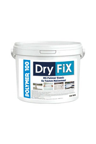 Dryfix Polymer 100 Su Izalosyon Malzemesi 18 Kg Beyaz