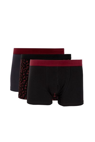 DeFacto Ευέλικτο ύφασμα Standard Mold 3 Pack Boxer