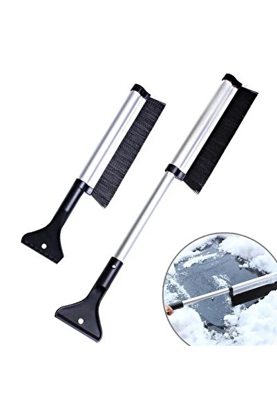Ally Mobile ALLY 65CM Oto Araç Buz kazıyıcı fırça Kar Temizleme Fırçası-SİYAH...