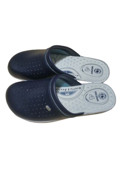 GEZER Unisex Lacivert Trend Ayakkabı Sabo Terlik