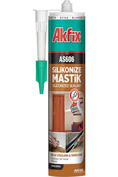 Akfix Silikonize Mastik Krem 500 gr