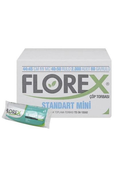 Florex 524 Standard Mini Size Garbage Bags 50 Pieces