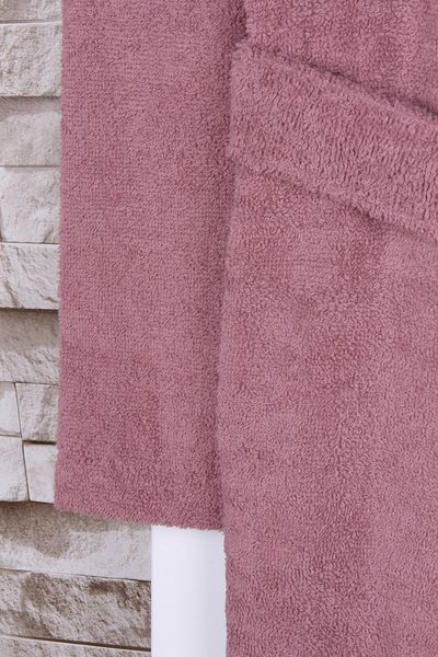 Baveno Γυναικείο μπουρνούζι Shalyaka από 100% βαμβάκι Dusty Rose