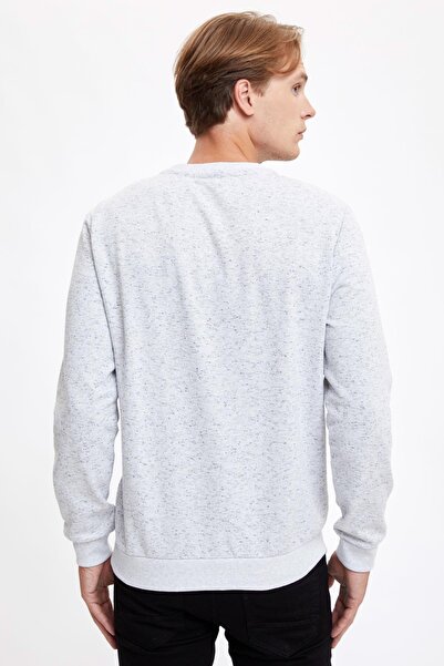 DeFacto Суитшърт с къс ръкав и щампа от мече