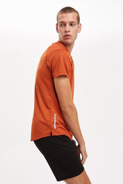 DeFacto Αθλητικό μπλουζάκι με στάμπα Extra Slim Fit