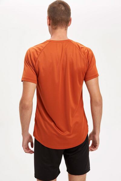 DeFacto Αθλητικό μπλουζάκι με στάμπα Extra Slim Fit