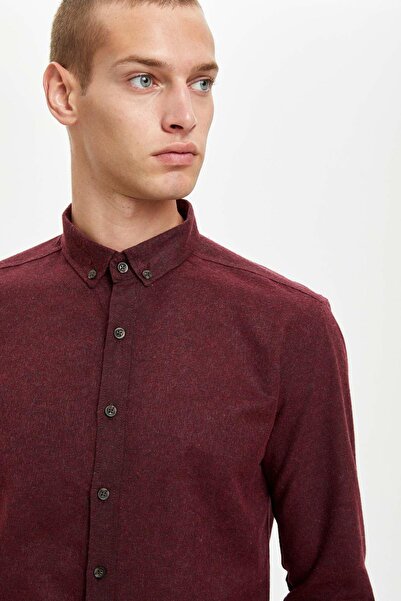 DeFacto Slim Fit Uzun Kollu Oduncu Gömlek