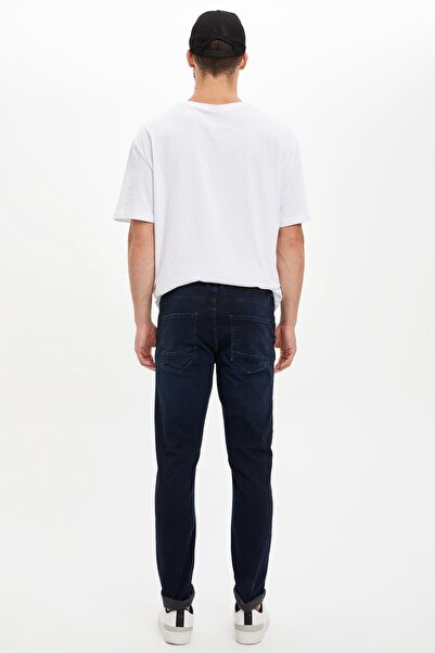DeFacto Erkek Blue Black Carlo Skinny Fit Jean Pantolon R8776AZ20AU