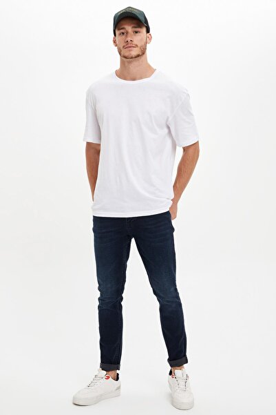 DeFacto Erkek Blue Black Carlo Skinny Fit Jean Pantolon R8776AZ20AU