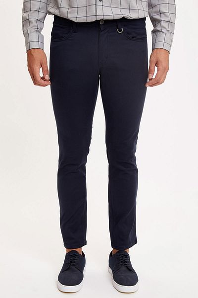 DeFacto Men's Navy Extra Slim Fit Chino Pants S7184AZ20AU