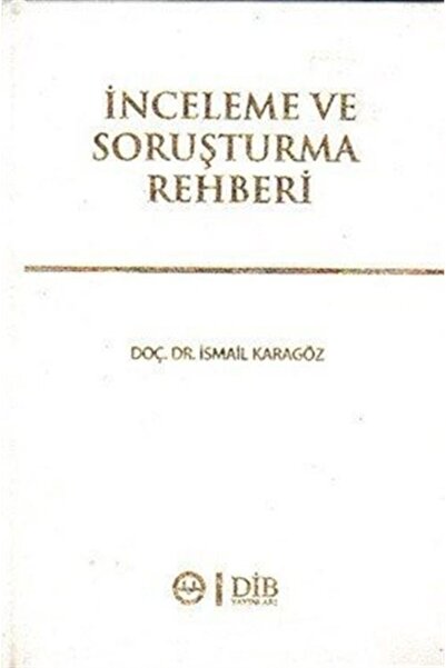 Diyanet İşleri Başkanlığı Inceleme Ve Soruşturma Rehberi