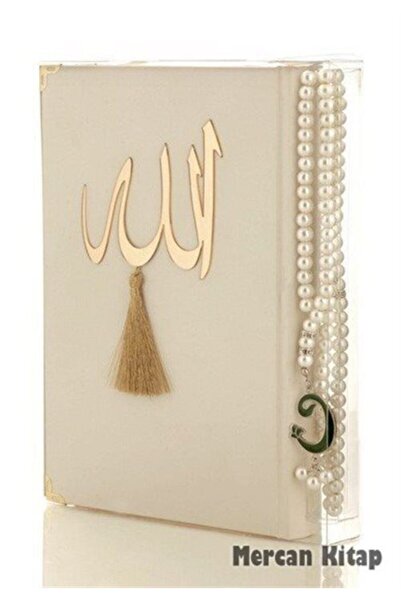 Ecrin Yayınları Inci Tesbih Hediyeli Krem Kur'an'ı Kerim