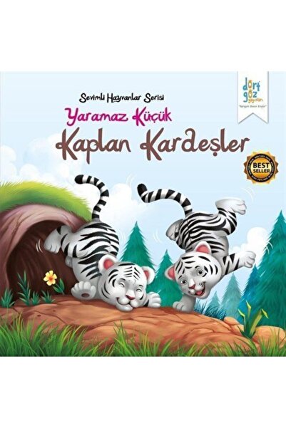 Dört Göz Yayınları Yaramaz Küçük Kaplan Kardeşler / Sevimli Hayvanlar Serisi
