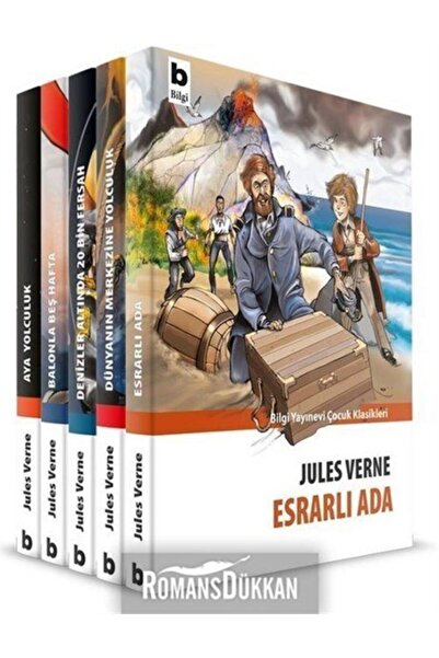 Bilgi Yayınevi Bilim ve Teknoloji Dizisi (5 Kitap Takım) / Jules Verne / Bilg...
