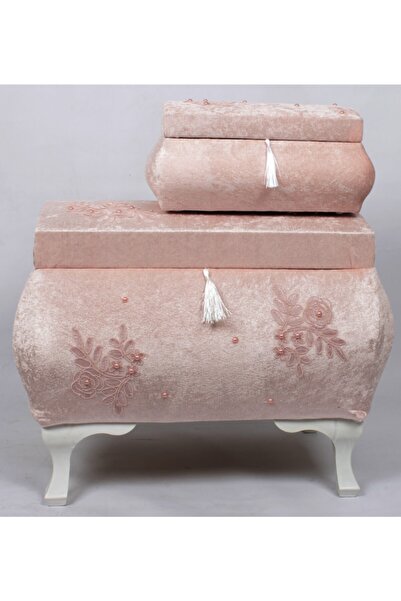 EnesSandık Gelin 2 Li Çeyiz, Bohça & Makyaj Sandık Takımı 402