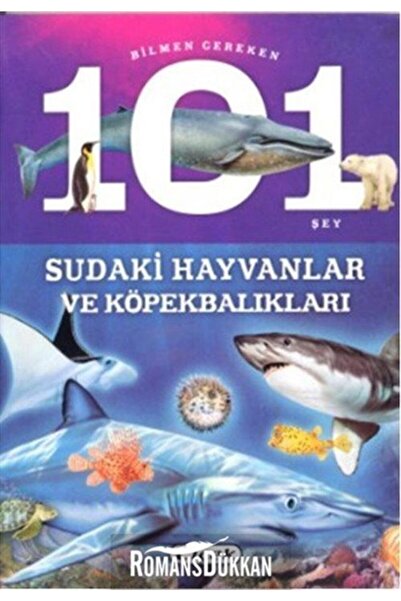Çiçek Yayıncılık 101 شيء يجب أن تعرفه - الحيوانات والأسماك القرش في الماء