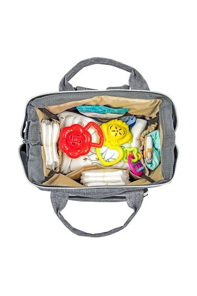 USF Gray Baby Care Bag Mother Baby Care Backpack