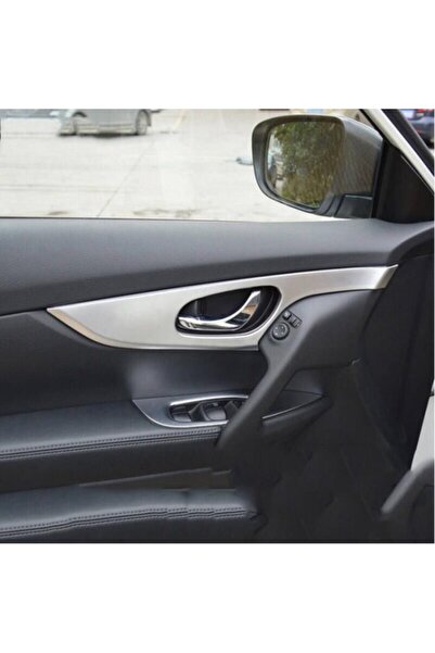 Genel Markalar Nissan X-Trail Uyumlu 2014-2017 Kapı Kolçak Kaplaması Silver