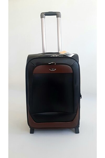 Sidiva Siyah Suni Deri Orta Boy   Valiz