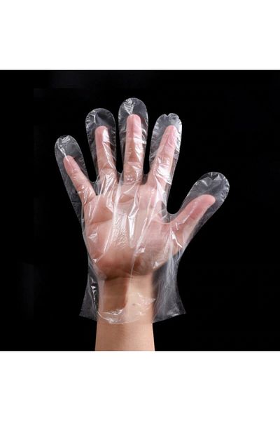 monero 100 Pieces Transparent Bag Gloves